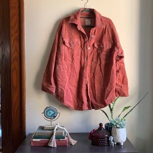 Rusty Rose Corduroy  Over-shirt / Lightweight Jacket